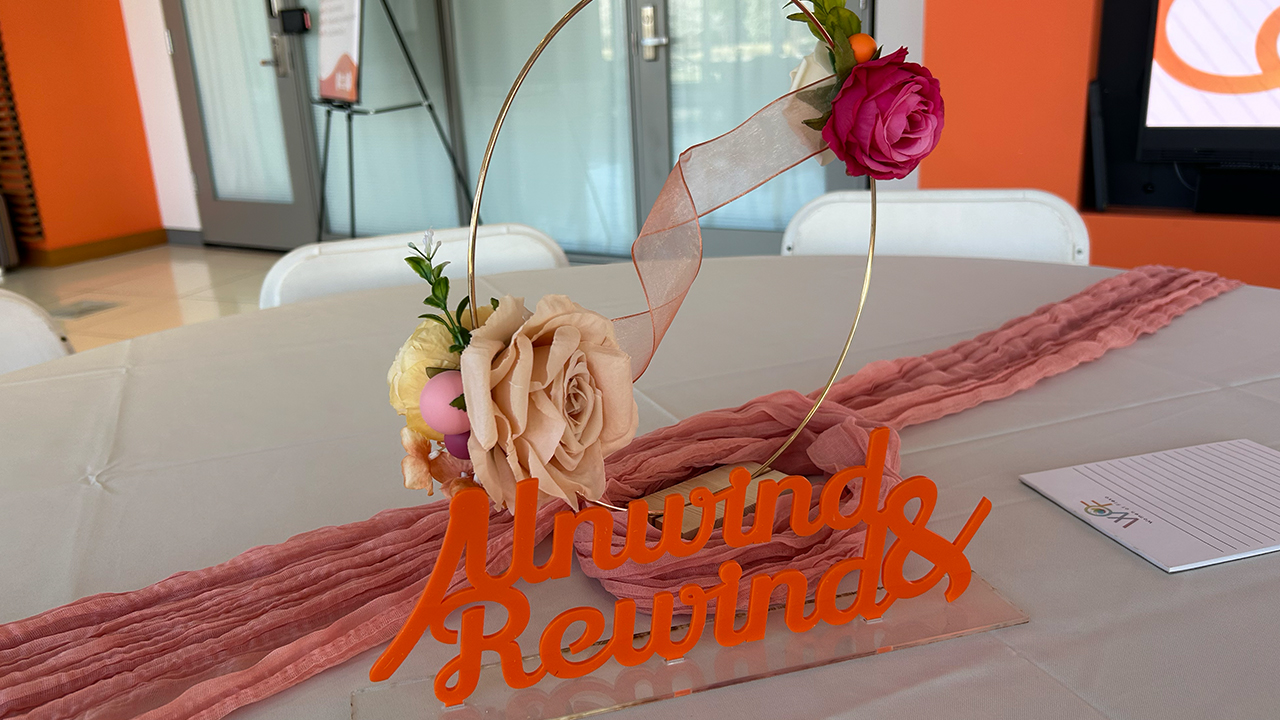 Centerpiece at the Women of Flexo conference