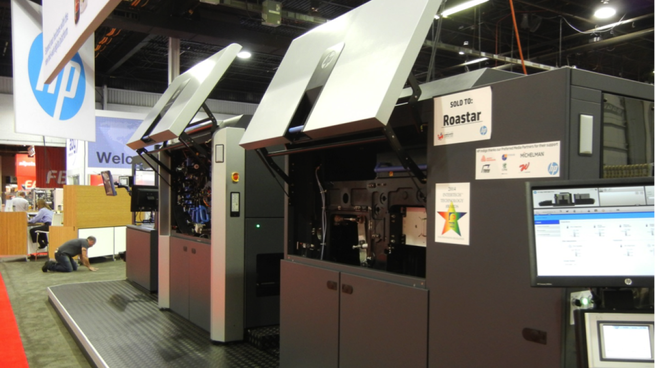 Roastar buys HP20000 at Labelexpo Americas Roastar buys HP20000 at Labelexpo Americas