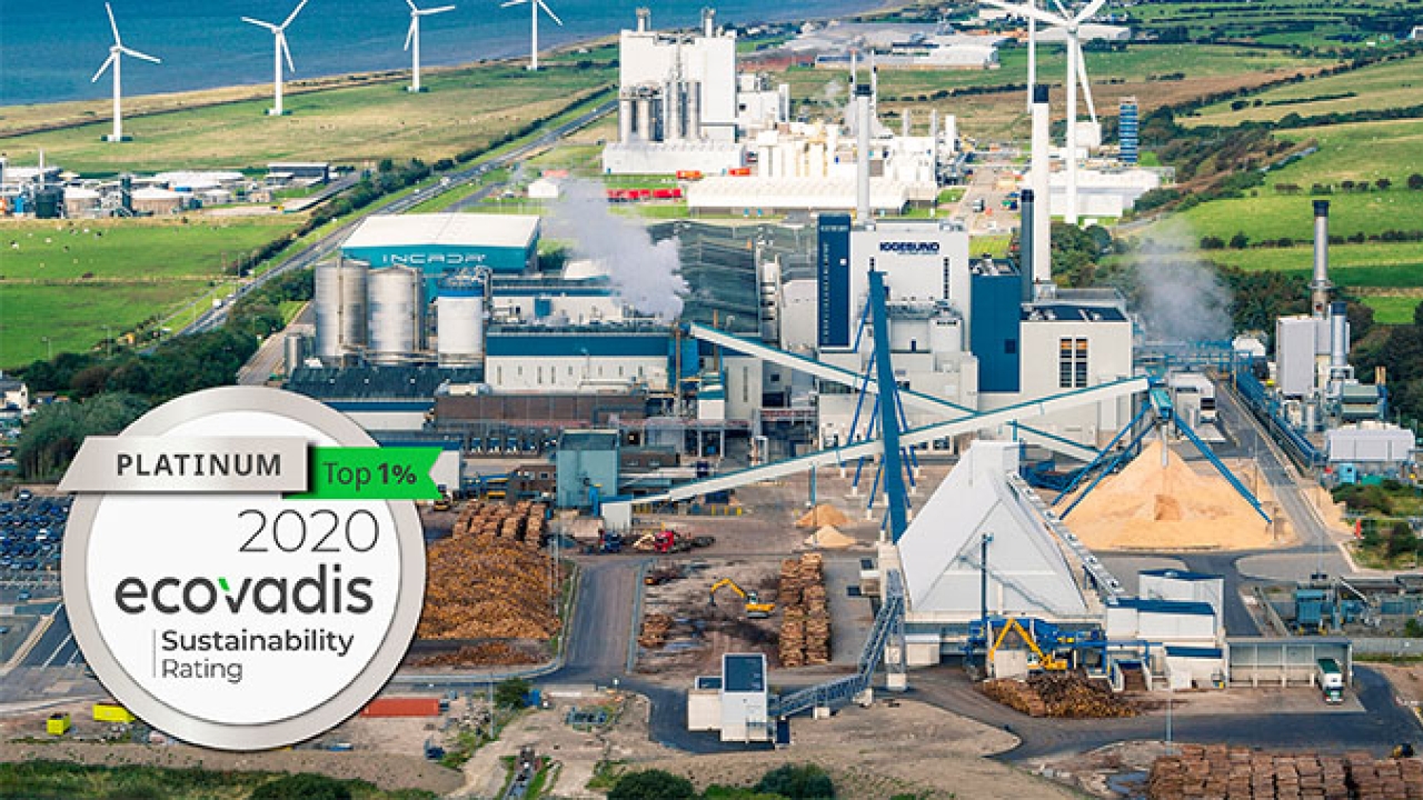 Iggesund Paperboard’s mill in Workington, UK, has been awarded the Platinum sustainability medal Iggesund Paperboard’s mill in Workington, UK, has been awarded the Platinum sustainability medal