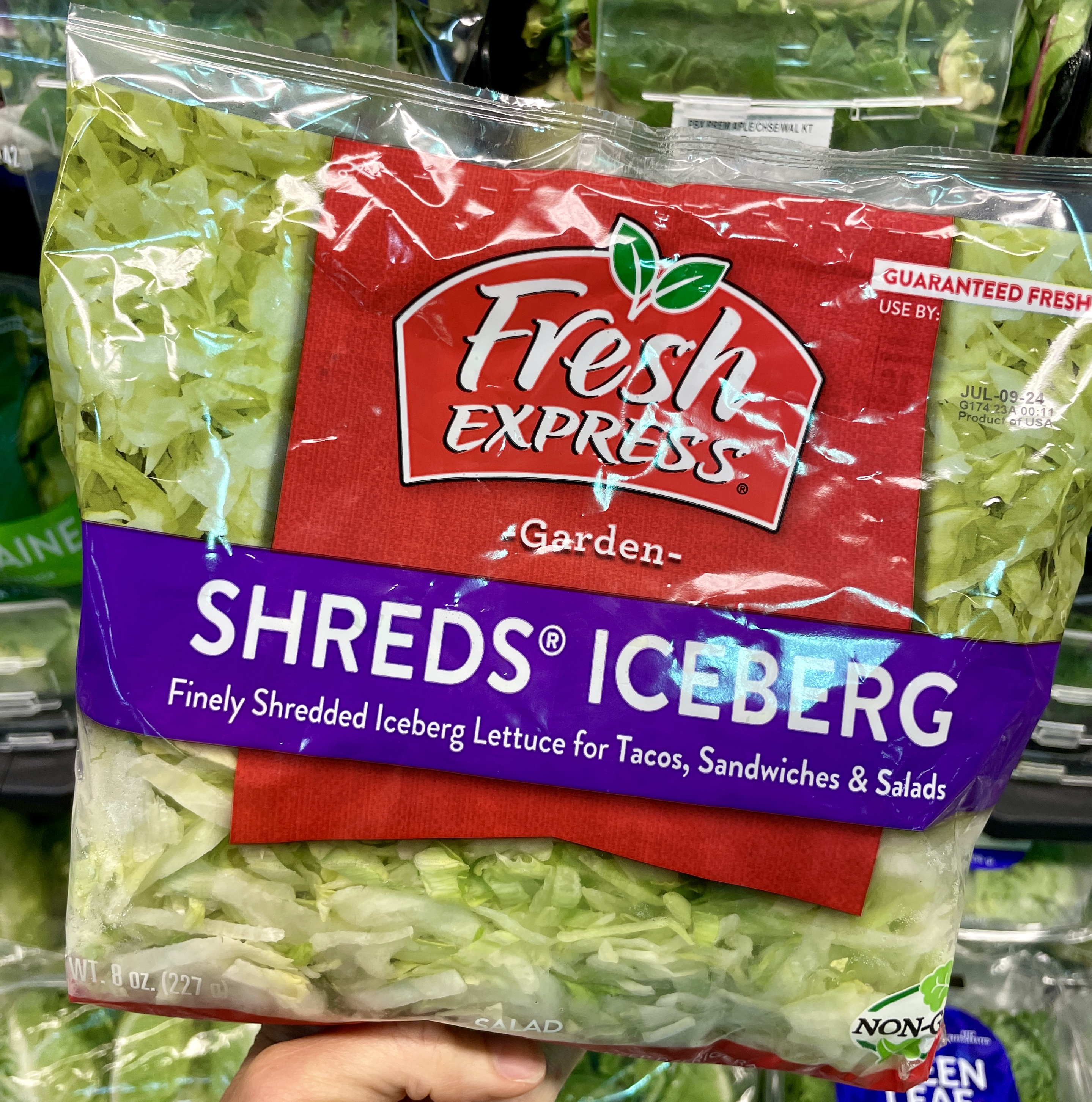 Lettuce shreds, photo by Fresh Express