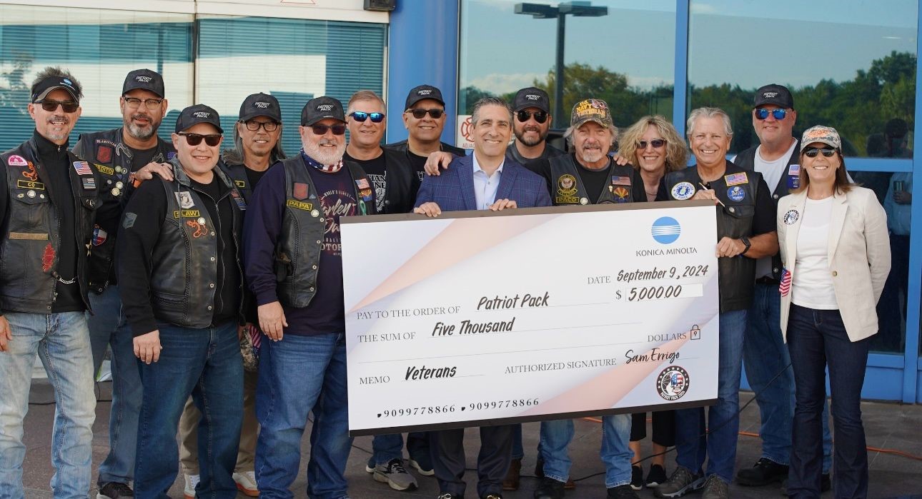 The company sends the Patriots pack off for their 1,500-mile journey from New Jersey to Florida.