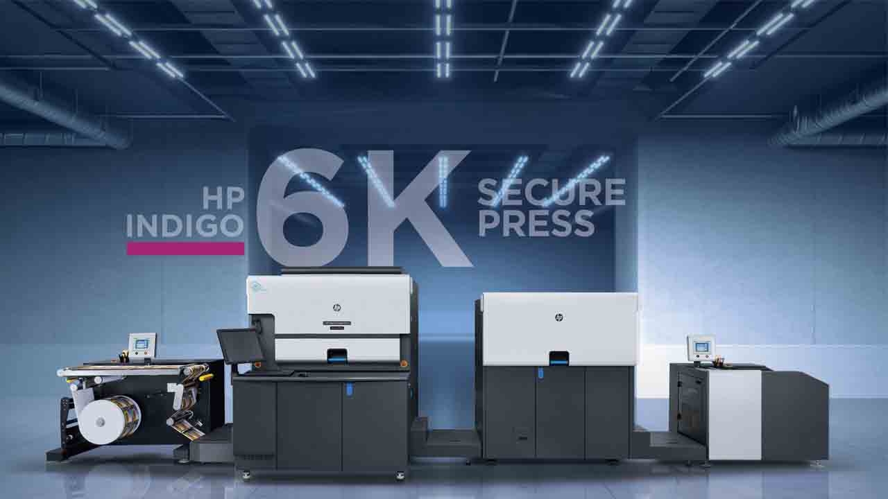 HP Indigo 6K digital press