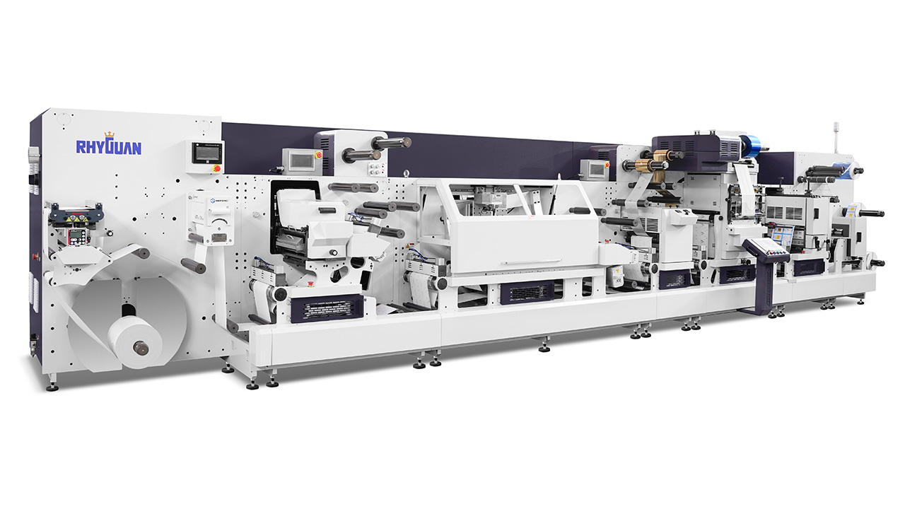 Rhyguan PLUS digital label converting line