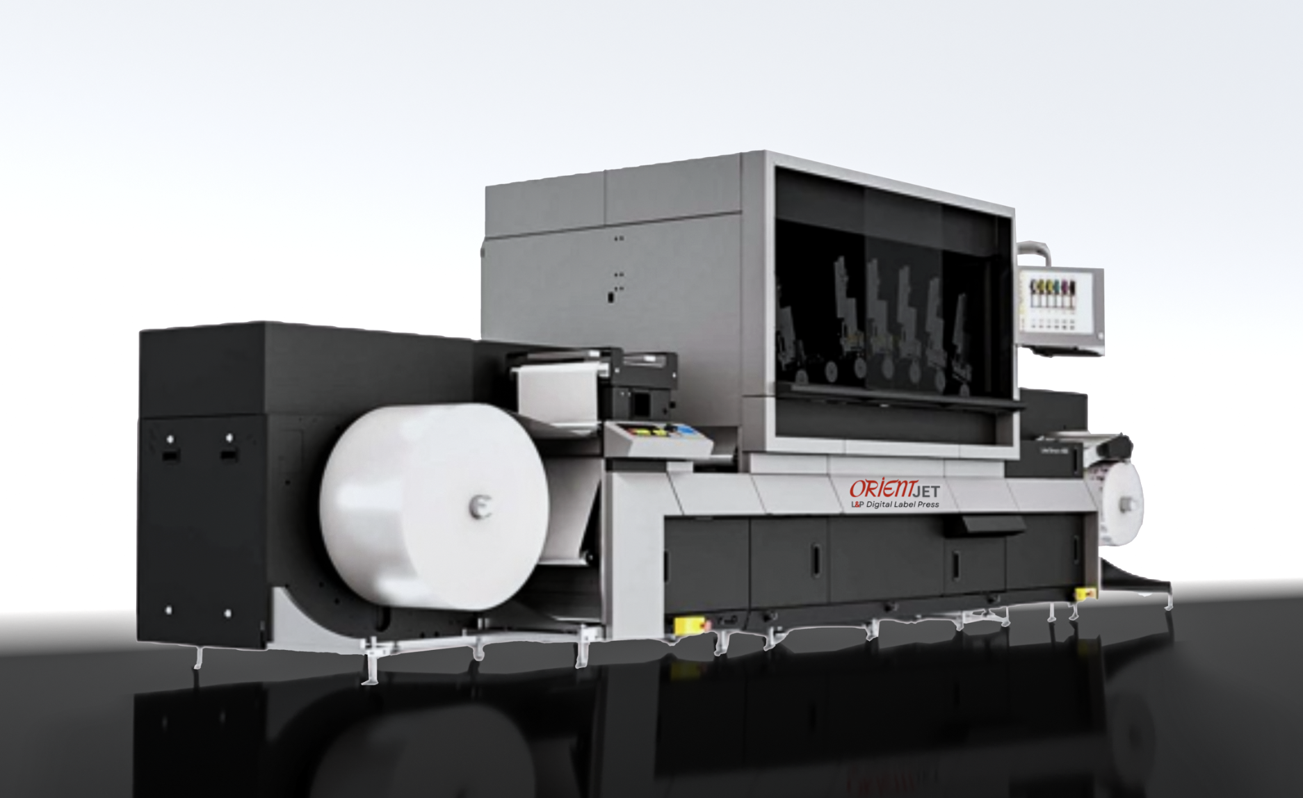 The Orient Jet L&P Series digital press comes in both UV LED and water-based technologies