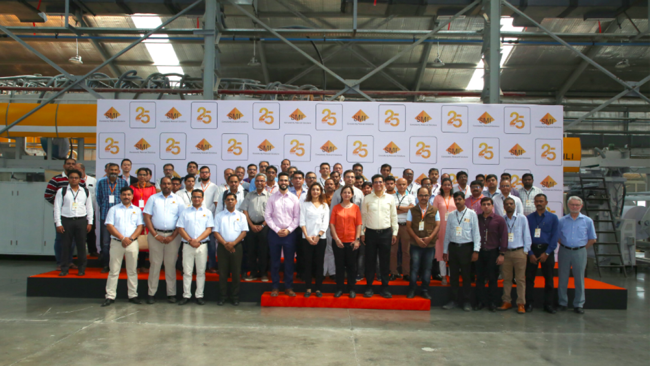 The SMI team with clients at the factory tour The SMI team with clients at the factory tour