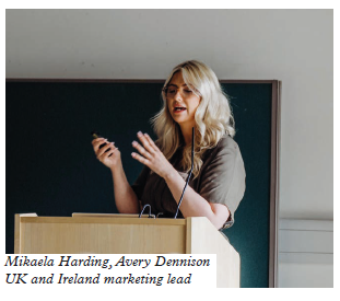 Mikaela Harding, Avery Dennison UK and Ireland marketing lead