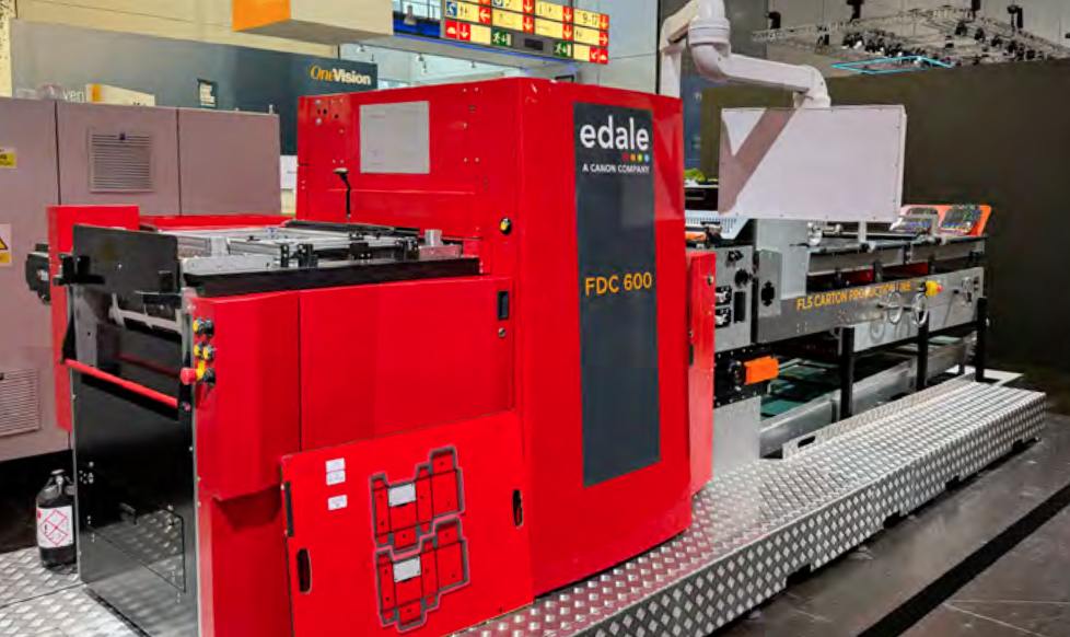 Canon-Edale in-line folding carton converting