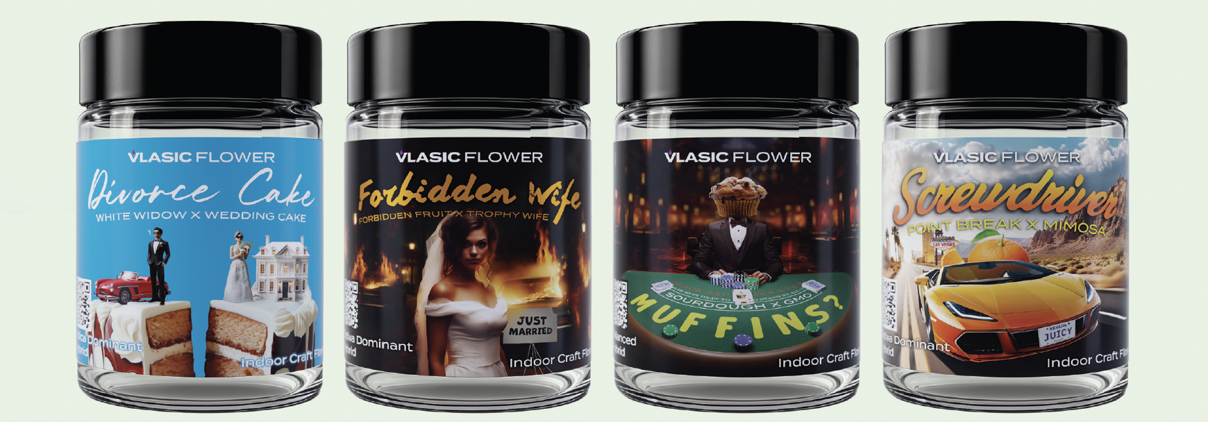 Containers for Vlasic recreational cannabis products showcase how the company has been able to be creative within the confines of regulations.