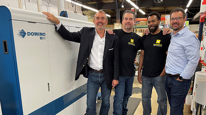 Mammoth grows with Domino N610i digital press | Labels & Labeling