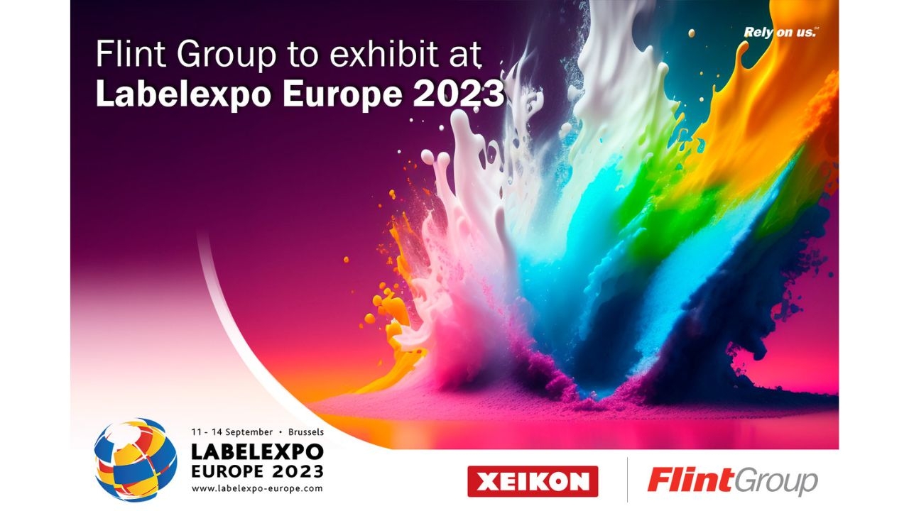 Flint Group showing sustainable products at Labelexpo Europe