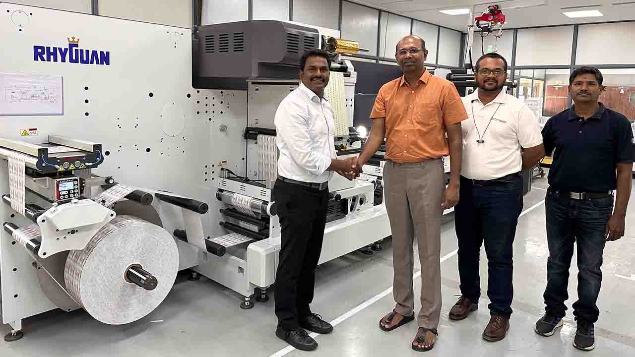 (L-R) M Suresh, technical sales manager (FIG); Arun Tenzing, director (Pioneer); N Dharmaraj, general manager (Pioneer) and A Kathiresan, senior application engineer (FIG)