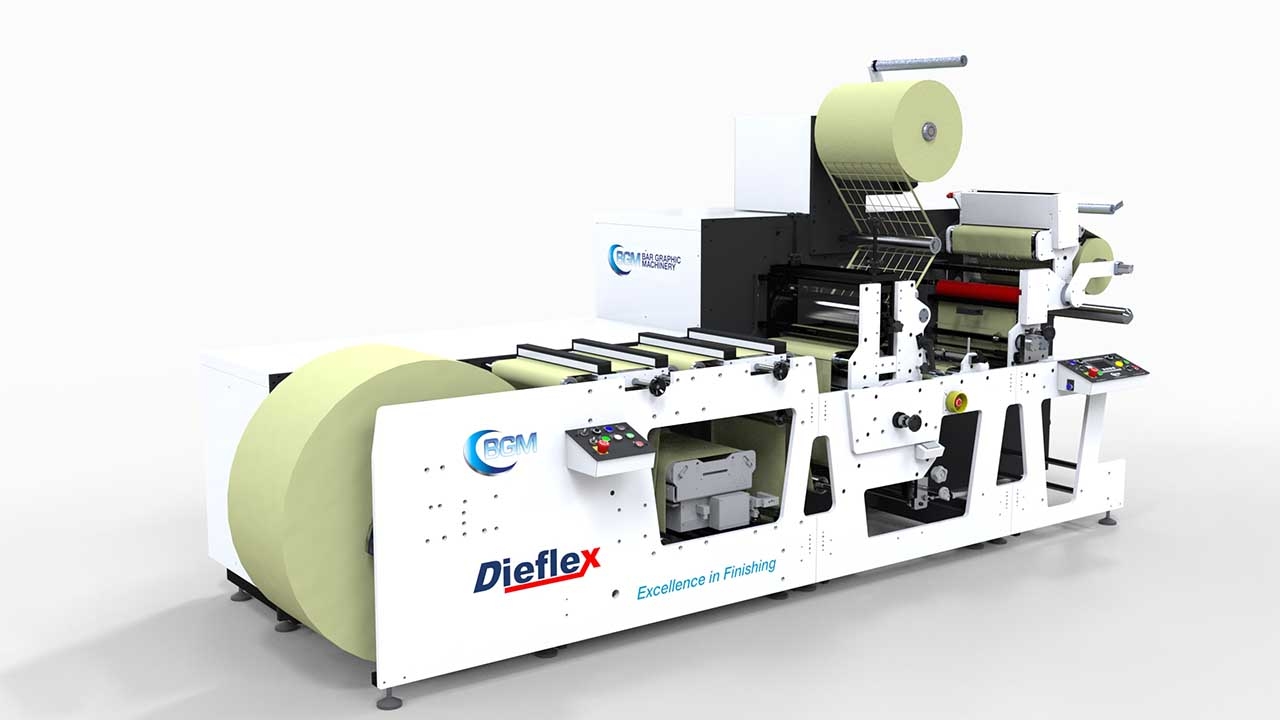 The new BGM Elite Dieflex E finishing machine