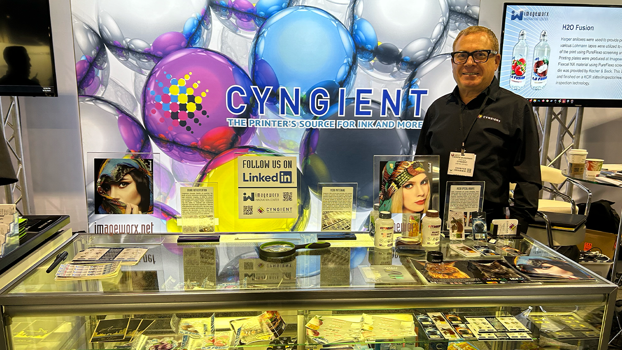 Cyngient managing partner Andrew Wasserman at the Cyngient booth