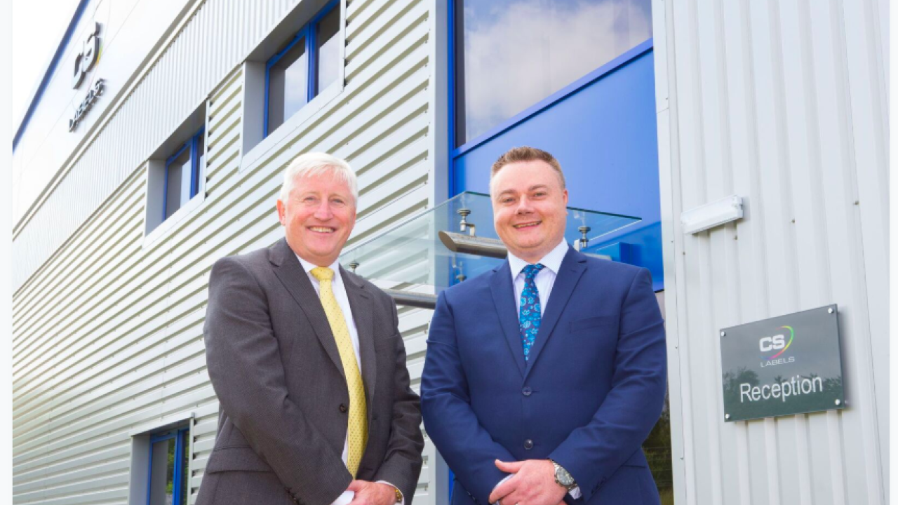 CS Labels managing director Simon Smith (left)and Adam James, the digital printer’s operations director (right) CS Labels managing director Simon Smith (left)and Adam James, the digital printer’s operations director (right)