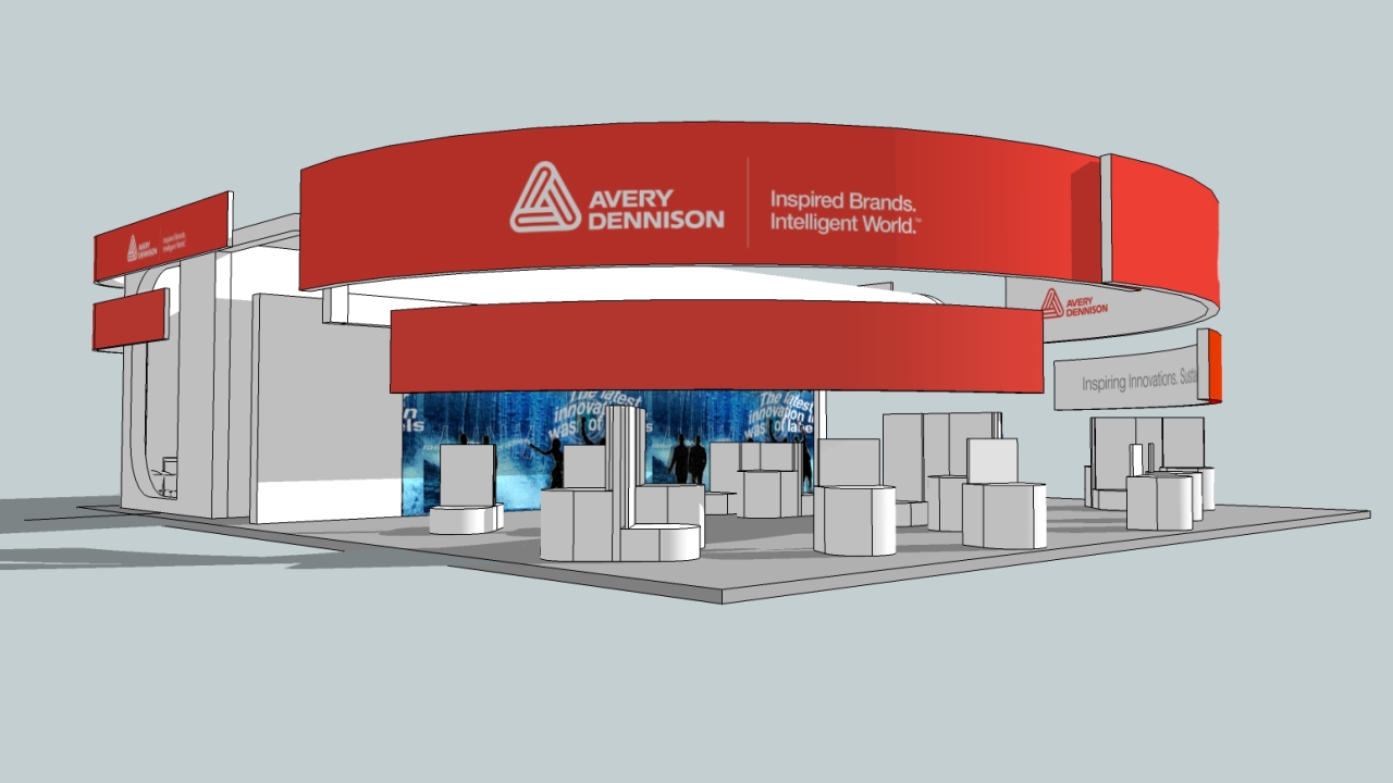 The Avery Dennison stand at Labelexpo Europe 2013