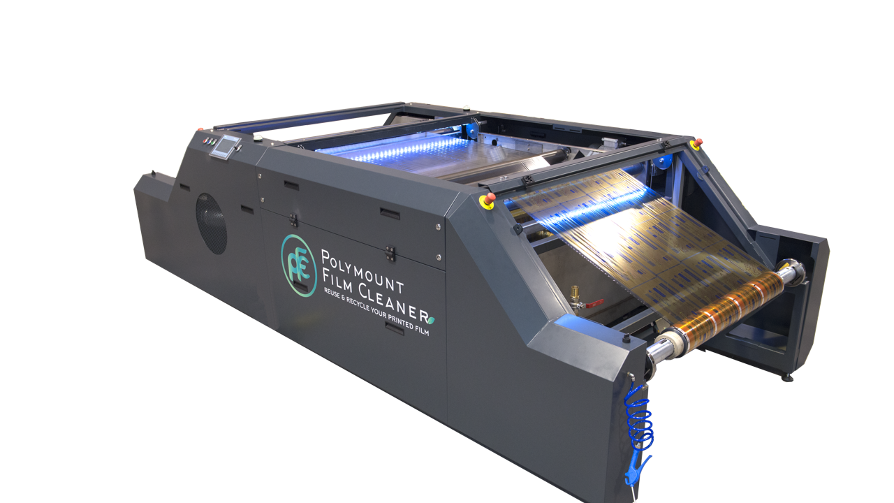 Film Cleaner is suitable for gravure printers, opening up a whole new market for Polymount Film Cleaner is suitable for gravure printers, opening up a whole new market for Polymount