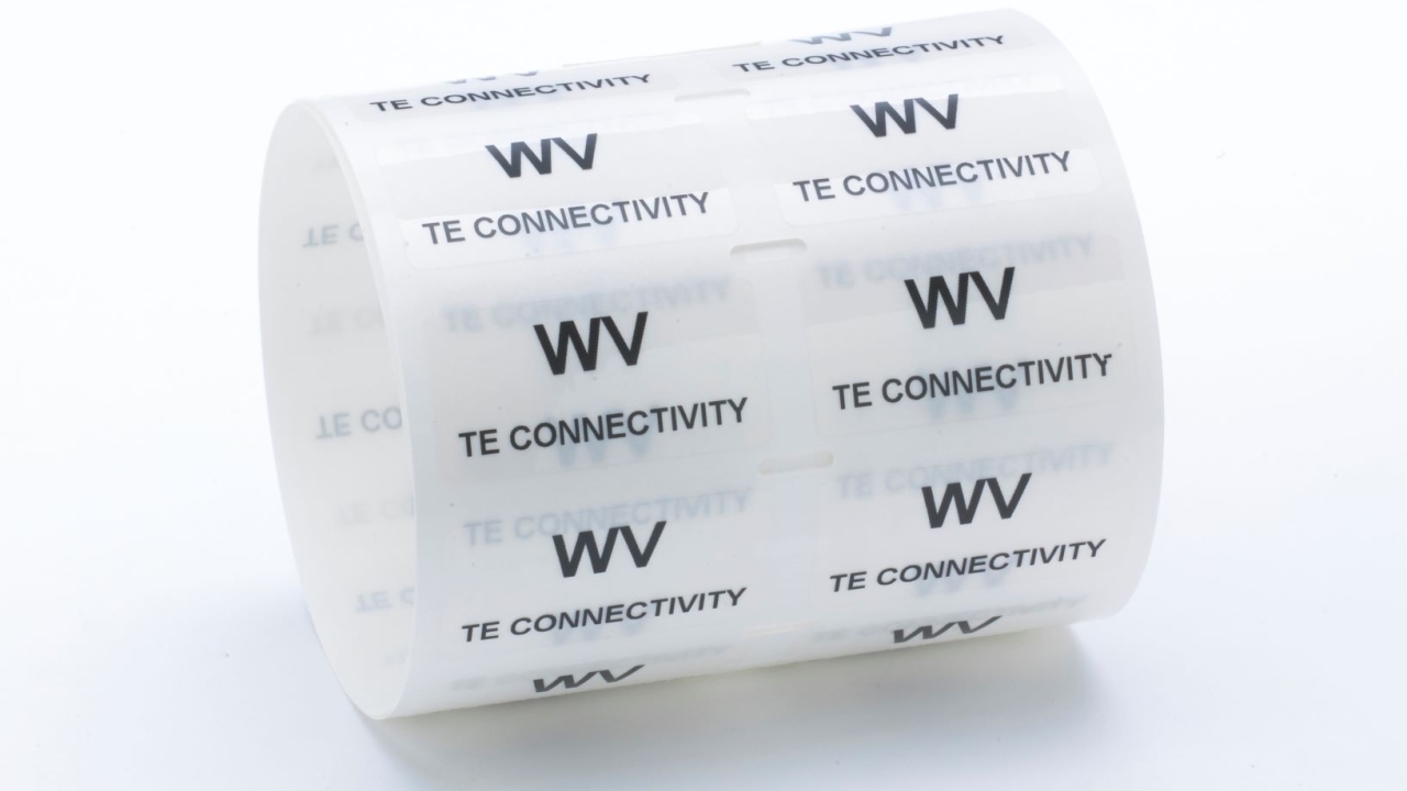 TE Connectivity launches white vinyl labels TE Connectivity launches white vinyl labels