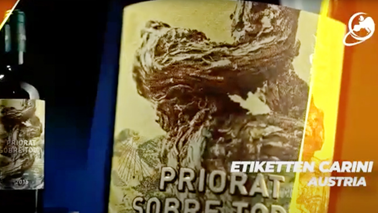 Priorat Sobre Todo by Etiketten Carini, Austria, won the Best In Show label for the 2021 Finat Label Competition Priorat Sobre Todo by Etiketten Carini, Austria, won the Best In Show label for the 2021 Finat Label Competition