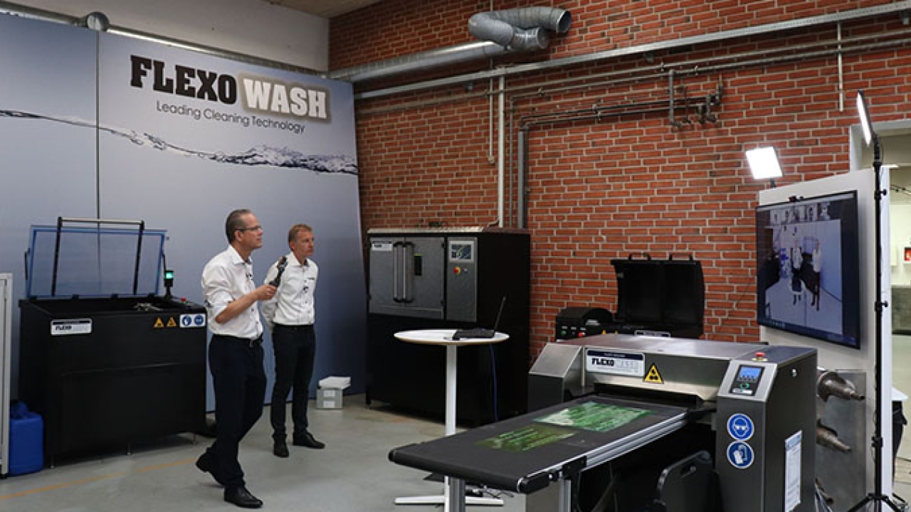 Flexo Wash Denmark reported a successful first-ever live virtual Flexo Wash Narrow Web Expo Flexo Wash Denmark reported a successful first-ever live virtual Flexo Wash Narrow Web Expo