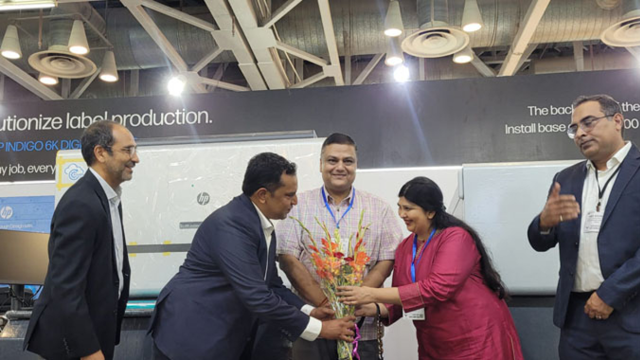 Delhi-based label converter Wonderpac has purchased HP Indigo 6K digital press on the first day of Labelexpo India 2022