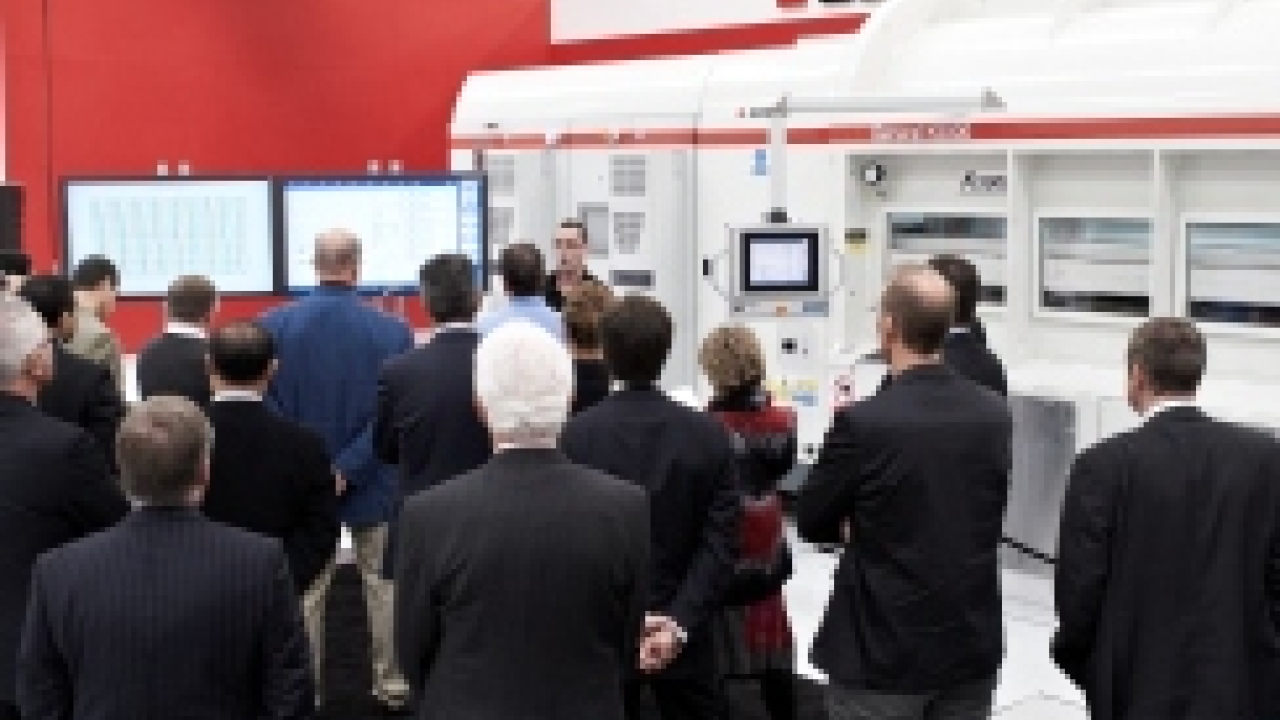 Bobst demonstrates processes at opening of Manchester technology center Bobst demonstrates processes at opening of Manchester technology center