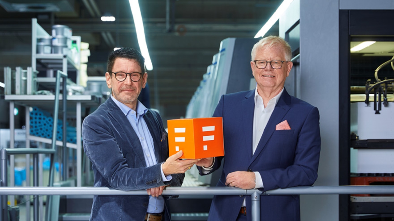 L-R: Two managing directors of Faller Packaging: Dr Michael Faller, managing partner and Dr Daniel Keesman, CEO L-R: Two managing directors of Faller Packaging: Dr Michael Faller, managing partner and Dr Daniel Keesman, CEO