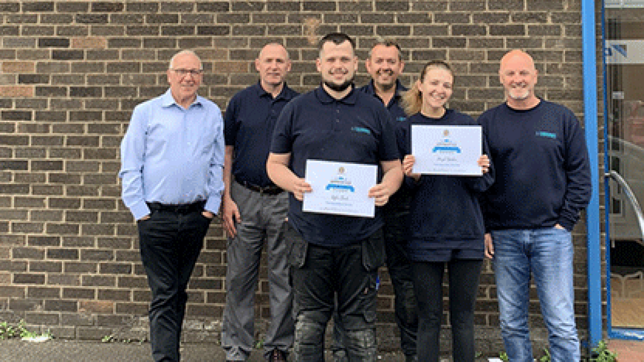 Four Scottish print industry apprentices have been given the award Four Scottish print industry apprentices have been given the award